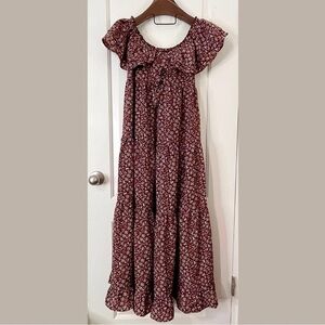 NWT Entro Tiered Floral Maxi Dress
